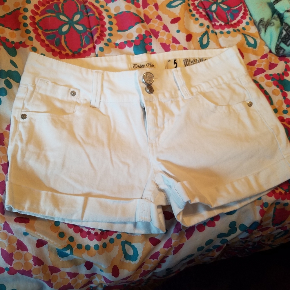 EUC White Denim Shorts